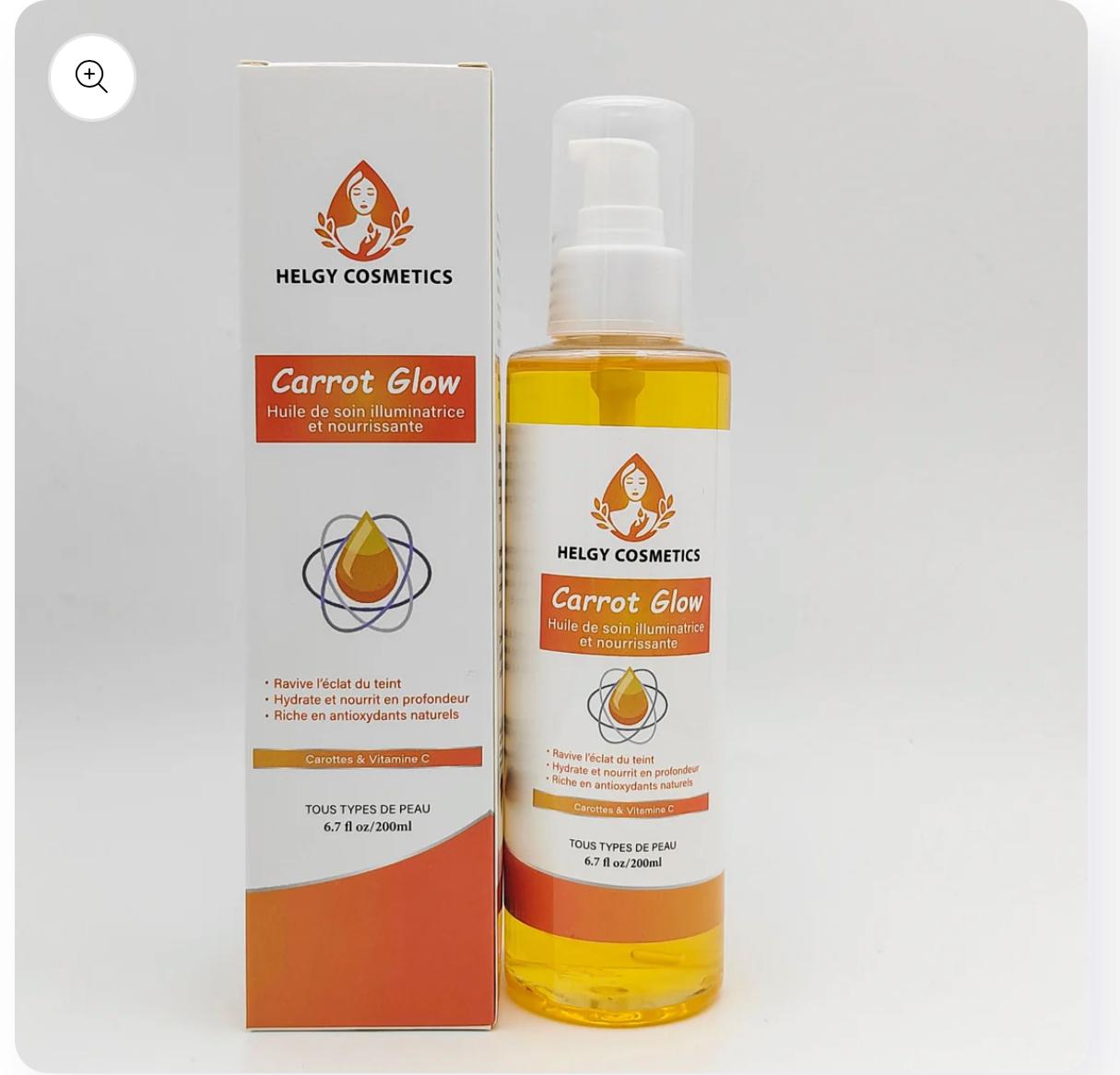 Huile Eclaicissant a La Carotte