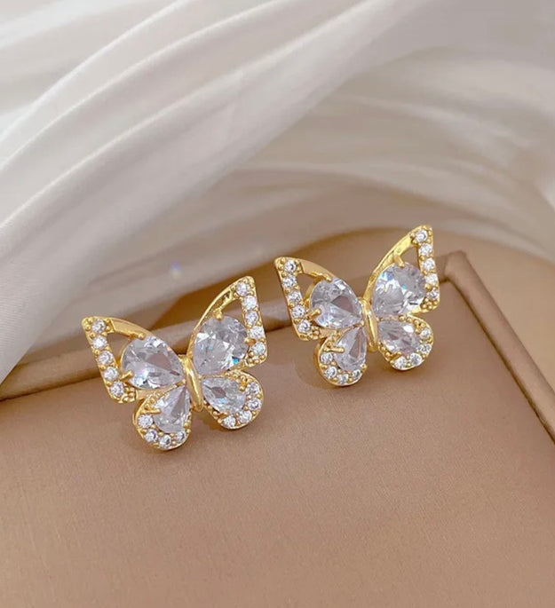 Boucle d’oreille papillon