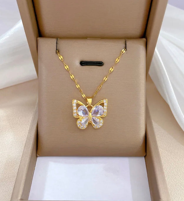 Collier papillon