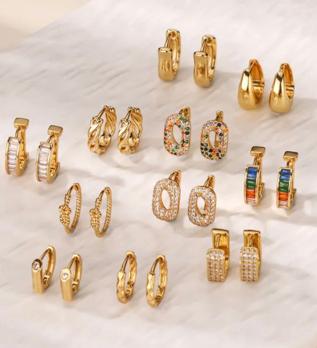 Boucle d’oreille en acier inoxydable