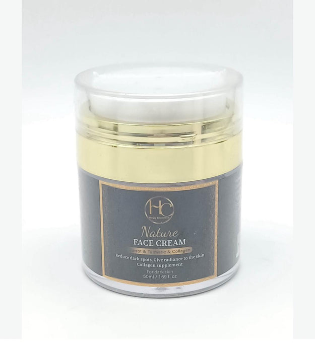 Creme Visage Nature au Collagène, Vitamine C& Carotte