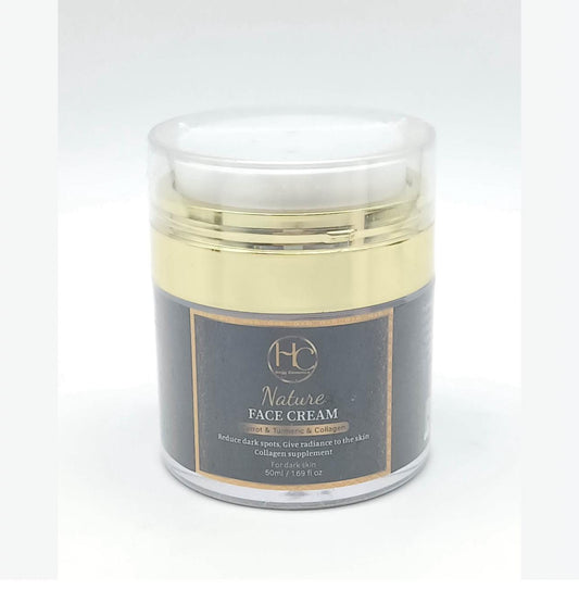 Creme Visage Nature au Collagène, Vitamine C& Carotte