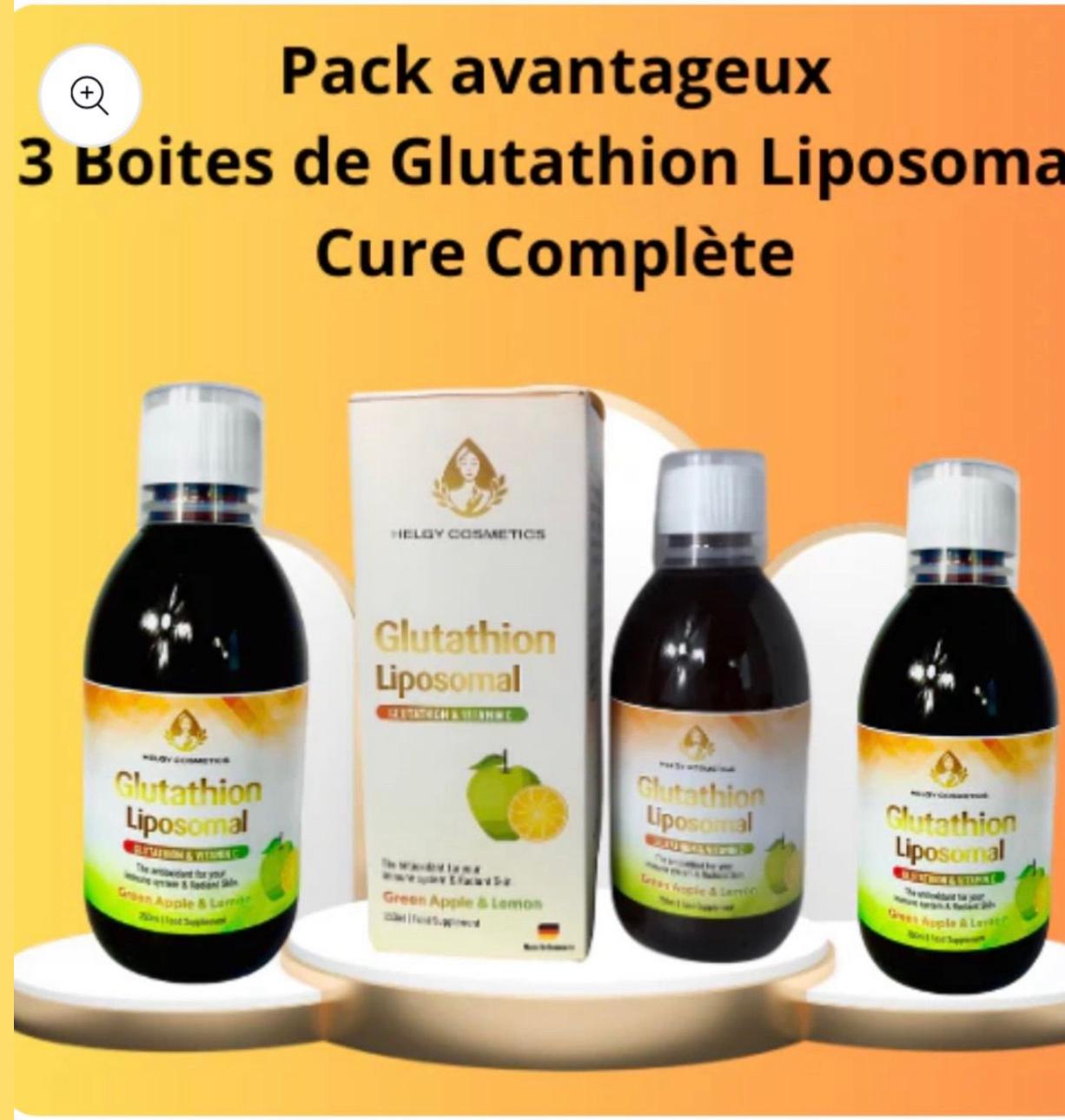 Complement alimentaire 3 Packs de Glutation Liposomal& Vitamine C