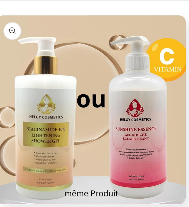 Gel de Douche Eclaircissant a la vitamine c